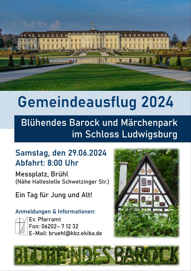 Plakat Gemeindeausflug 2024